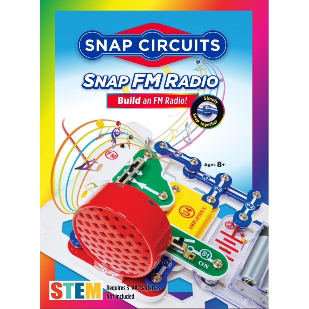 image:imageSTEM Toy Radio KIT  for Kids 8 yrs  Electronics KIT  Science KIT for Kids  DIY STEM KIT  SNAP Circuits STEMRed
