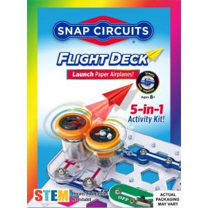 Snap Circuits Flight Deck Science/STEM Toy kit | Ages 8+ | Construction Gift for Boys and Girls(Flight Deck)