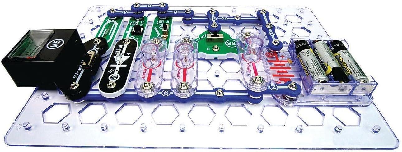 image:imageSnap Circuits STEM Electronics Discovery Kit Explore Magnetism amp Electronics Ages 8 85 HandsOn Projects