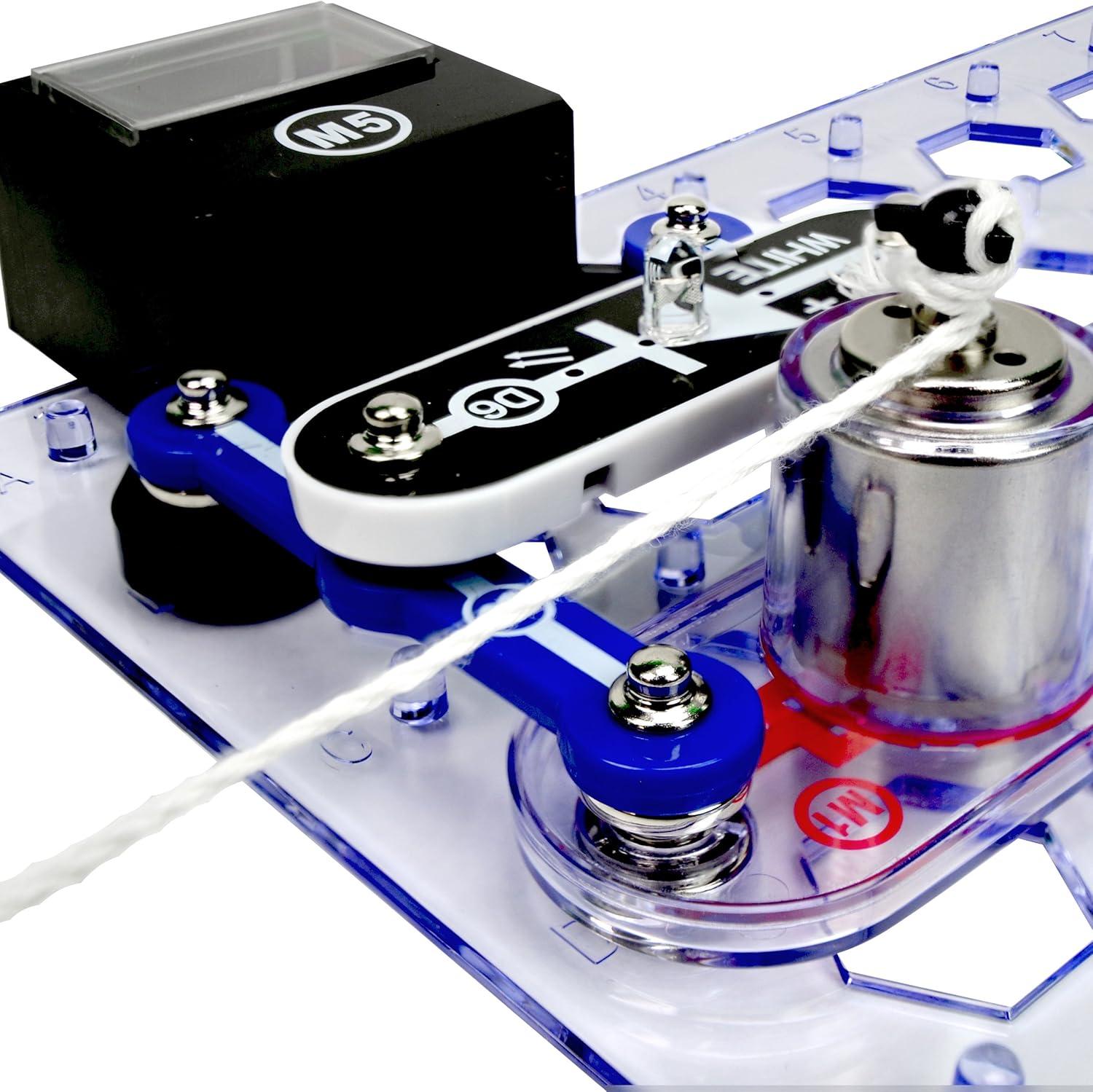 image:imageSnap Circuits STEM Electronics Discovery Kit Explore Magnetism amp Electronics Ages 8 85 HandsOn Projects