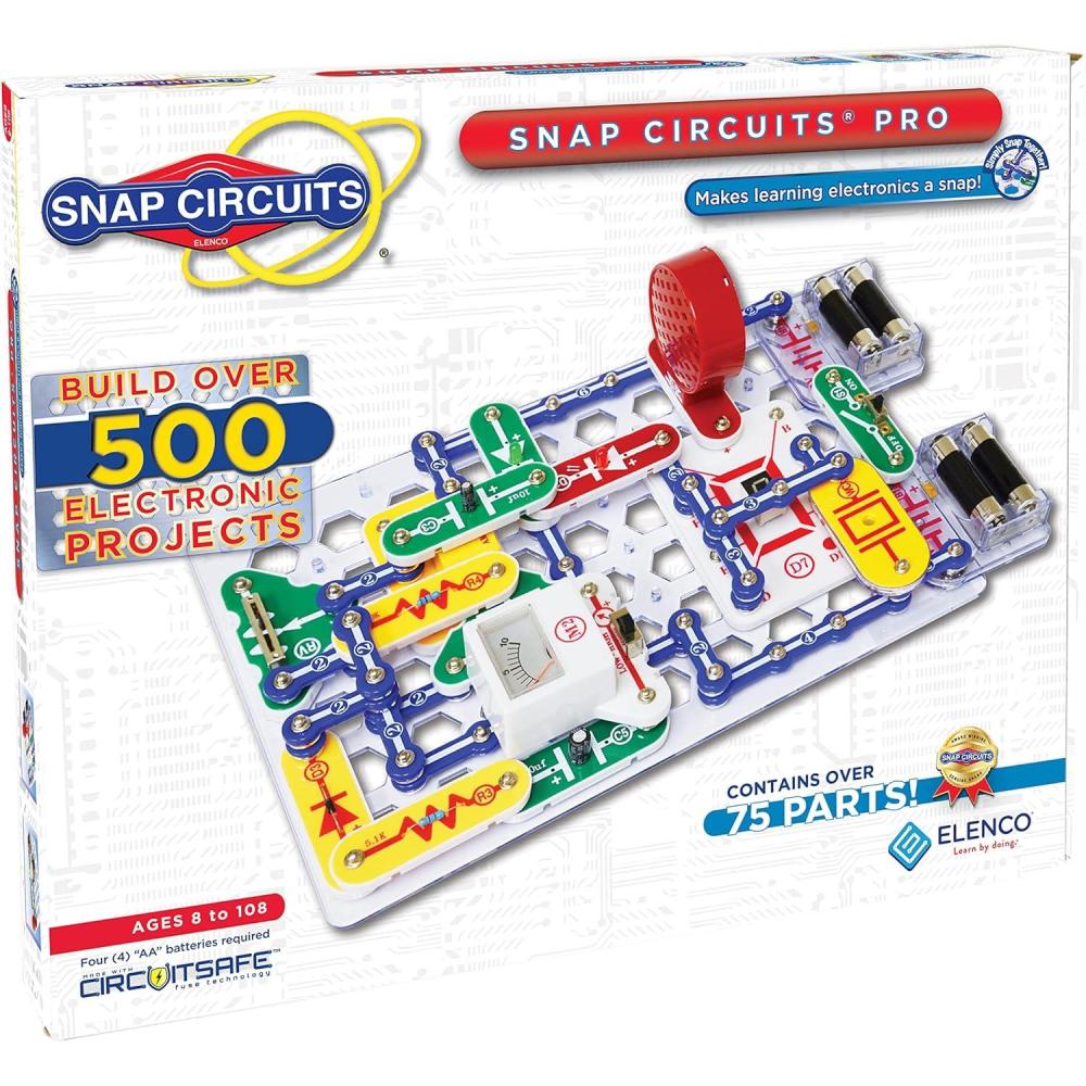 image:imageSnap Circuits Elenco Snap Circuits Pro 500 in 1 Electronics Exploration Kit500 Projects