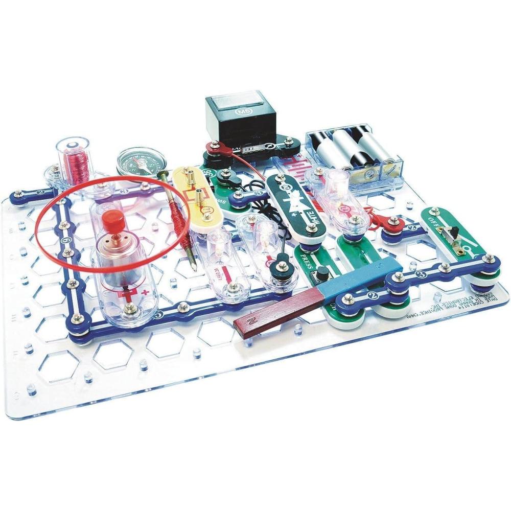 image:imageSnap Circuits STEM Electronics Discovery Kit  Explore Magnetism amp Electronics  Ages 8  85 HandsOn Projects