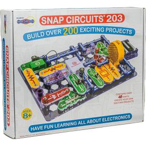 Snap Circuits 203 Electronics Exploration Kit | Over 200 STEM Projects | Full Color Project Manual | 42 Snap Modules | Unlimited Fun(Kit)